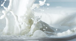 melk en melkdruppels